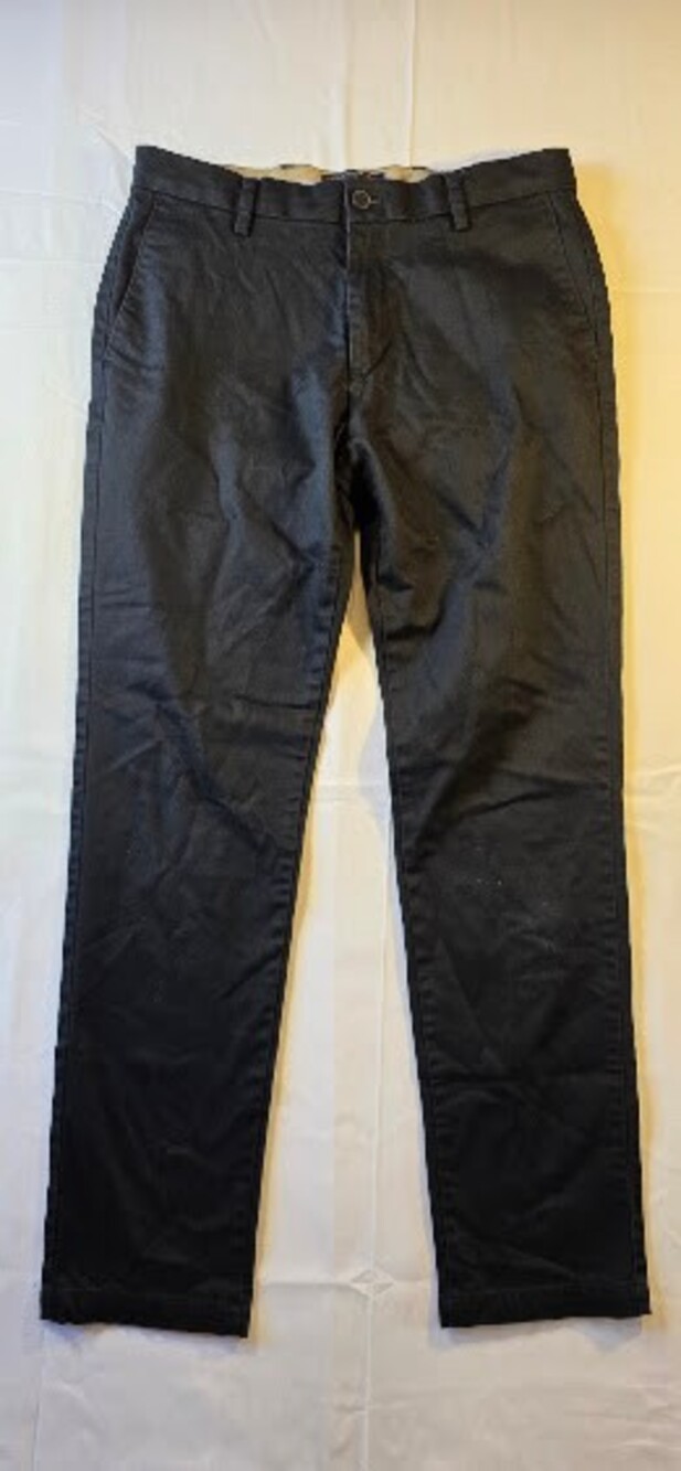 Dockers Signature Black Slim Pants Black Cotton Blend 32 X 32